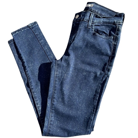 Levi's Denim - Levi’s Super Skinny Speckled Blue Jeans